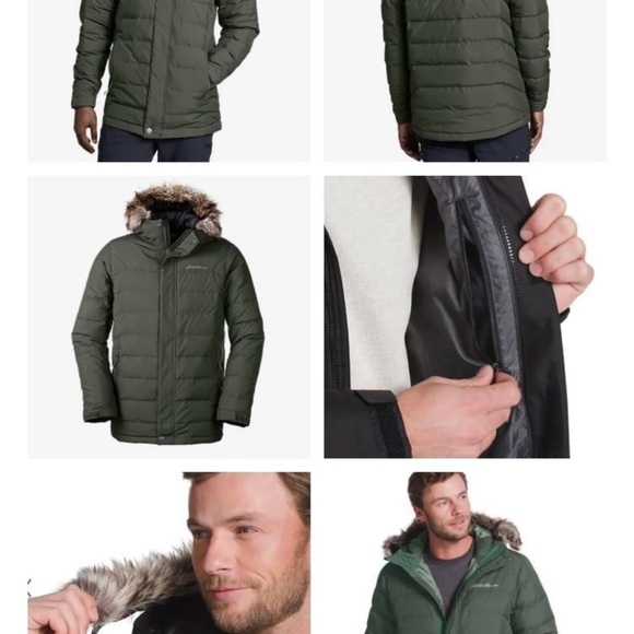 Brand new Eddie Bauer Down mens jacket 2xl tall - Picture 6 of 8